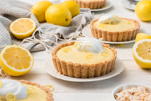 Vegan Lemon Protein Tart